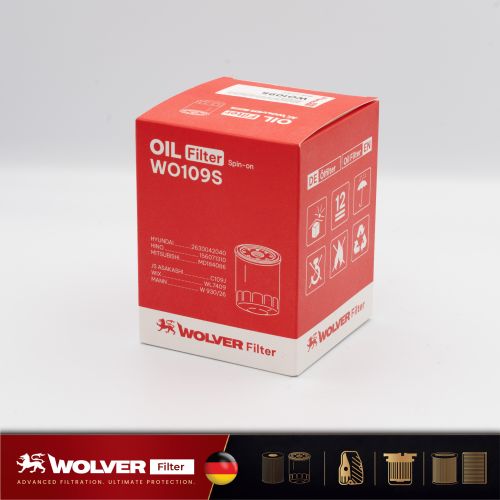 Lọc Nhớt Động Cơ: Wolver WO109S